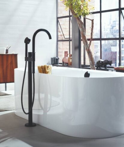 Axw Axor One Floor Standing Bathtub Faucet Hand Shower Ambience 4X3